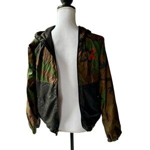 Camo JORDAN Windbreaker Jacket- Size Large
